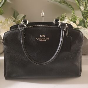Coach Black Leather Women's Bag